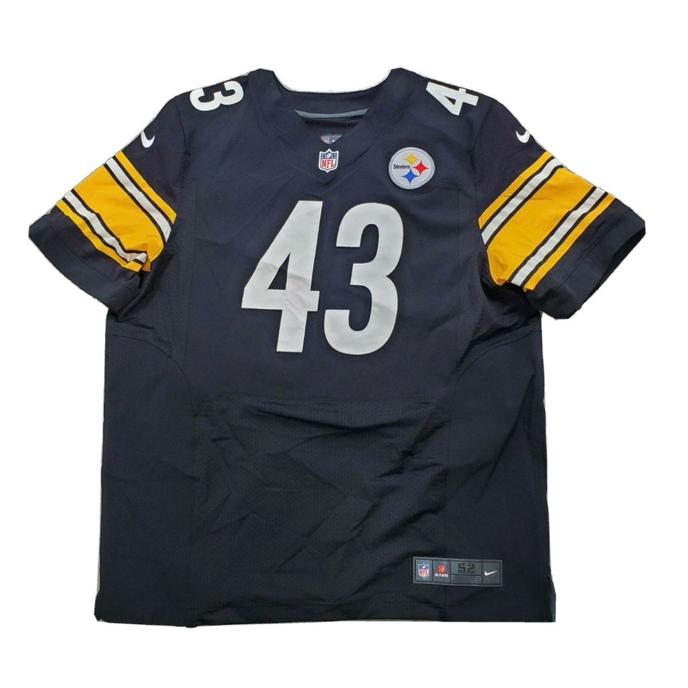 Troy Polamalu #43 Steelers Jersey - Black & Gold Size 4X